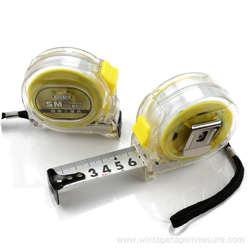 Industrial Transparent Case Steel Tape Measure